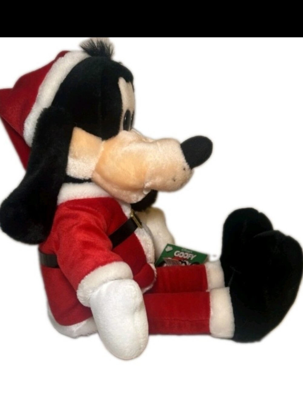 Vintage Walt Disney Plush Goofy Christmas Santa Claus Outfit 18”